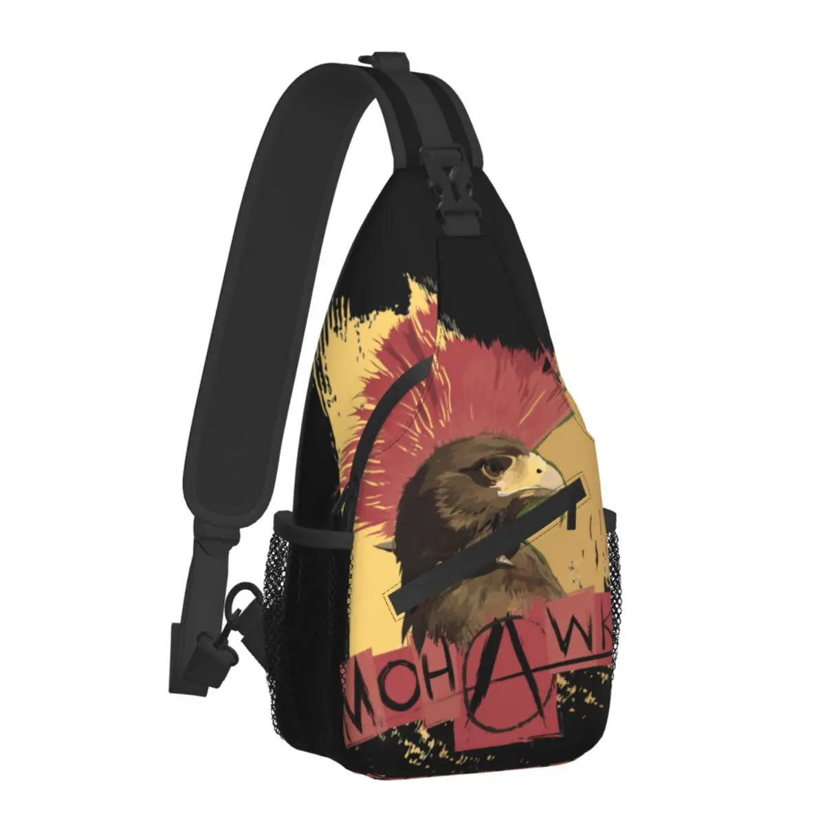 

Falconry Austringer Hawk Crossbody Bag Sports Mohawk Chest Bag Unisex Women Man Fashion Shoulder Backpacks Travel