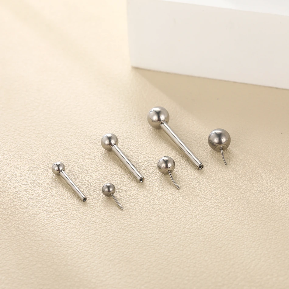 1Pc/5Pcs G23 Titanium Threadle - Body Jewelry Threadless ulasan dan harga