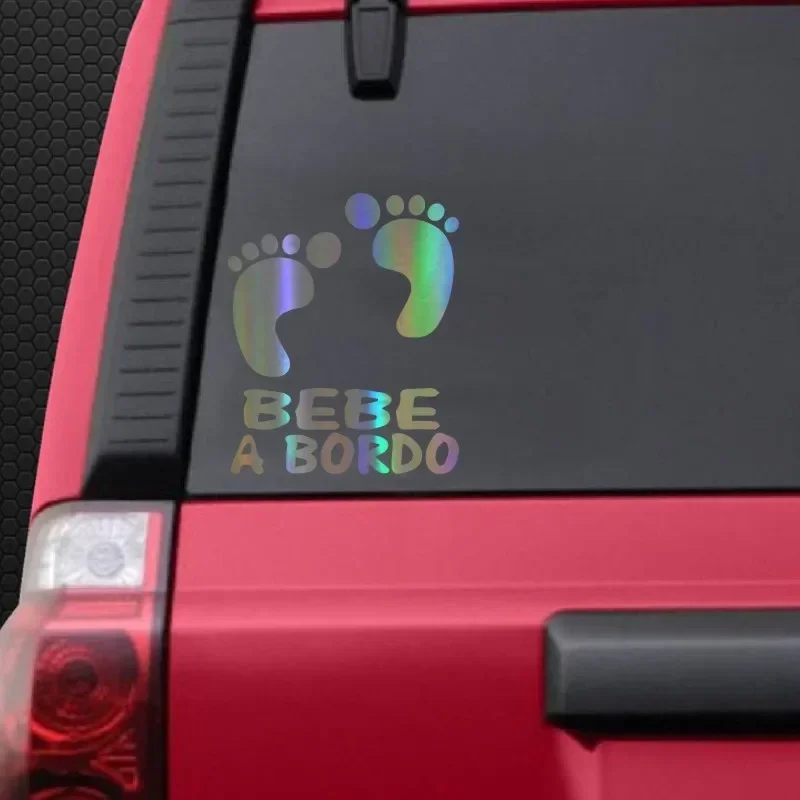 Car Stickers BEBE A BORD Car Motorcycles Stickers Waterproof Car Styling BUY 2 SAVE HALF Custom Sticker10.5cm*12.7cm