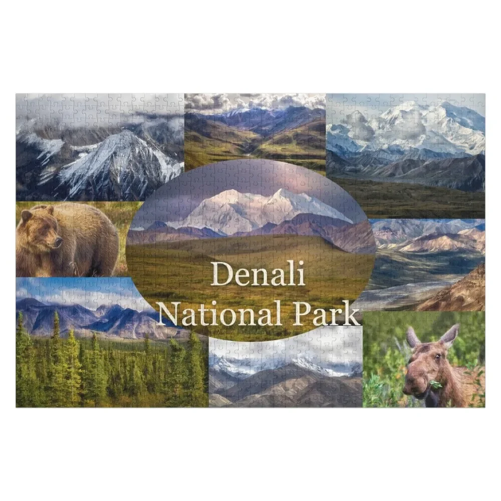 

Explore Denali - Alaska Jigsaw Puzzle Wooden Animal Customized Photo Personalized Photo Gift Puzzle