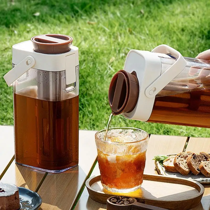 

1000ml Cold Brew Coffee Maker Iced Coffee Pot/Jar with Removable Filter, Leak-proof Spout for Iced Coffee, Tea & Flavored Drinks