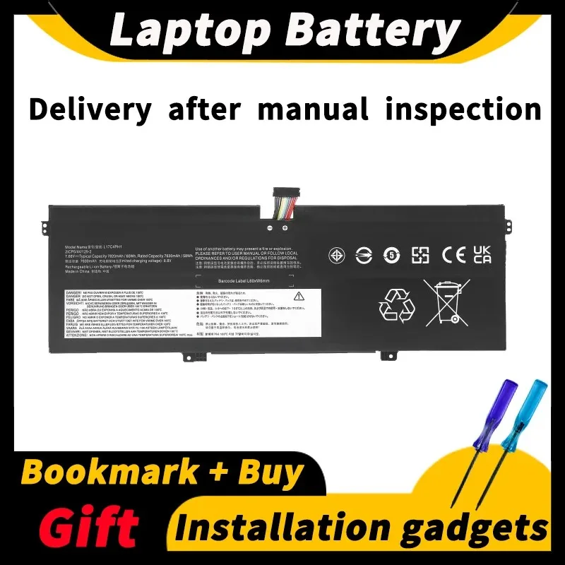 

For Lenovo YOGA C930-13IKB 7 Pro L17C4PH1 L17M4PH1 L17M4PH3 7.68V 60wh Laptop Battery