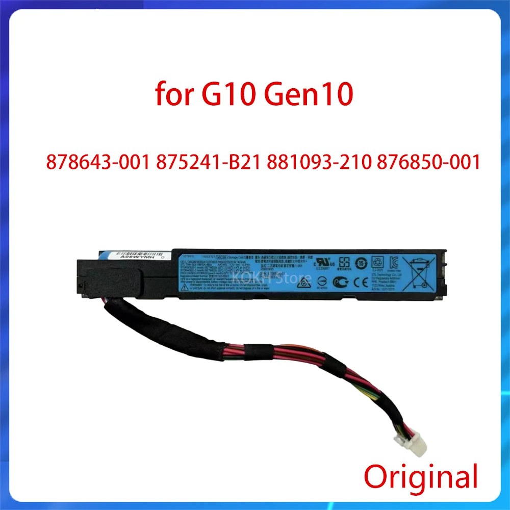 Original NEW Smart Storage Array Card Battery MC96 96W 878643-001 876850-001 Smart Storage Battery for G10 Gen10 Server w Cable