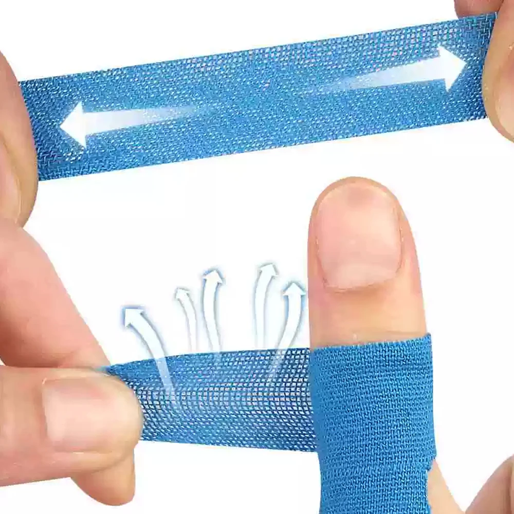 10 PCS Precut Thumb Support เทป,Self กาว Toe Kinesiology แพทช์ผ้าพันแผลนิ้วมืออุปกรณ์สําหรับกีฬา,สายรัดยืดหยุ่น