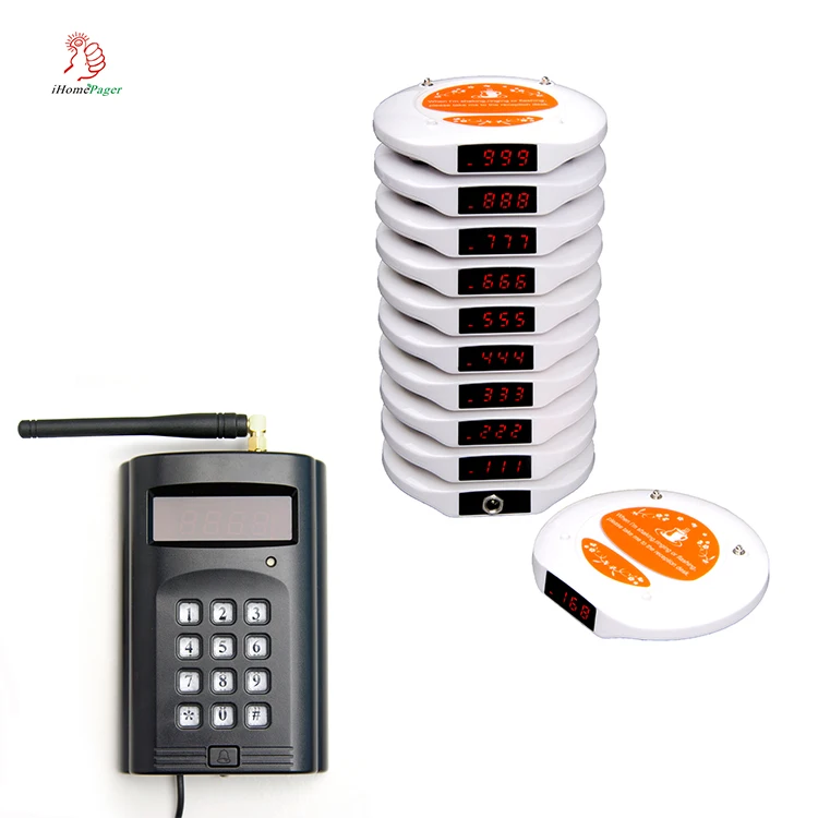 

wholesale customer queuing call equipment wireless cheap restaurant coaster pager