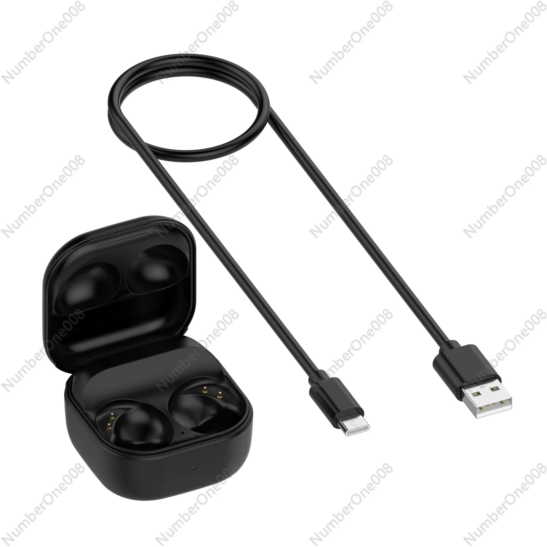 For Samsung Galaxy Buds 2 Pro Headset Charging Compartment with Cable SM-R510 Storage and Charging Case