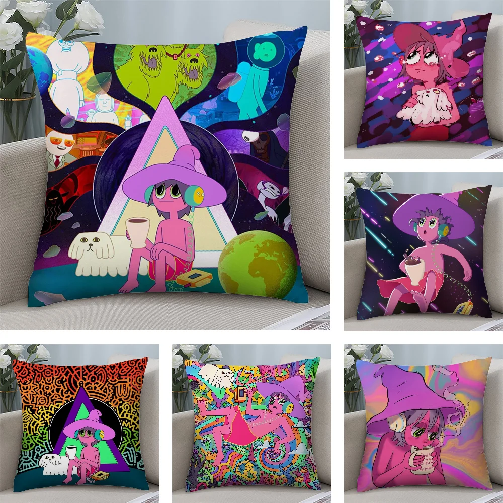 

The M-Midnight Gosple Pillow Case Short Plush Pillow Covers Sofa Decorative Gift Home Double-sided Printing Cushion Cover