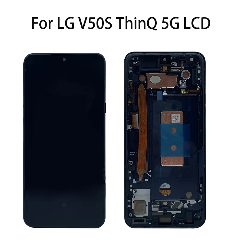 For LG V50S ThinQ 5G LCD Display Touch Screen Digitizer Assembly Secondary Screen Replacement Accessory