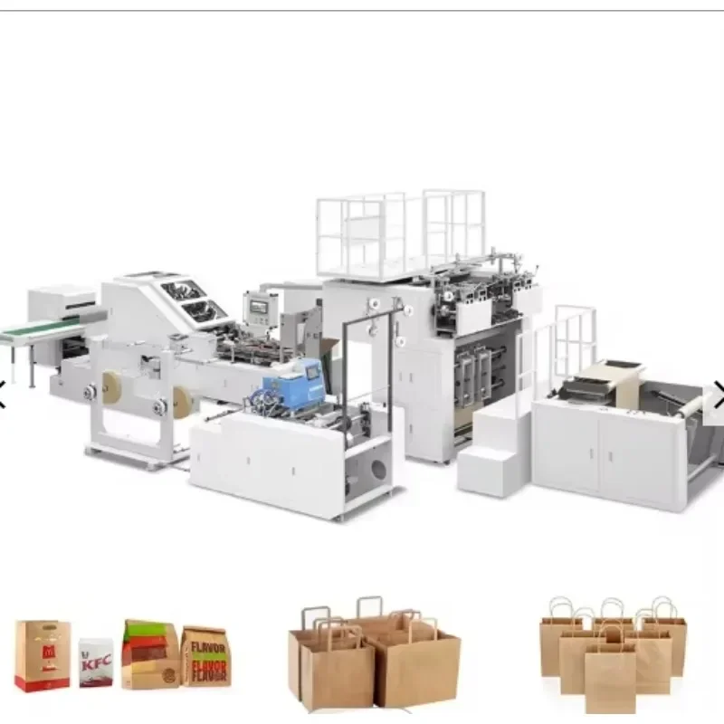 Machine Making Paper Bag Production Line/paper Courier Bag Making Machine/ Paper Bag Cutting Machine Machine Kraft