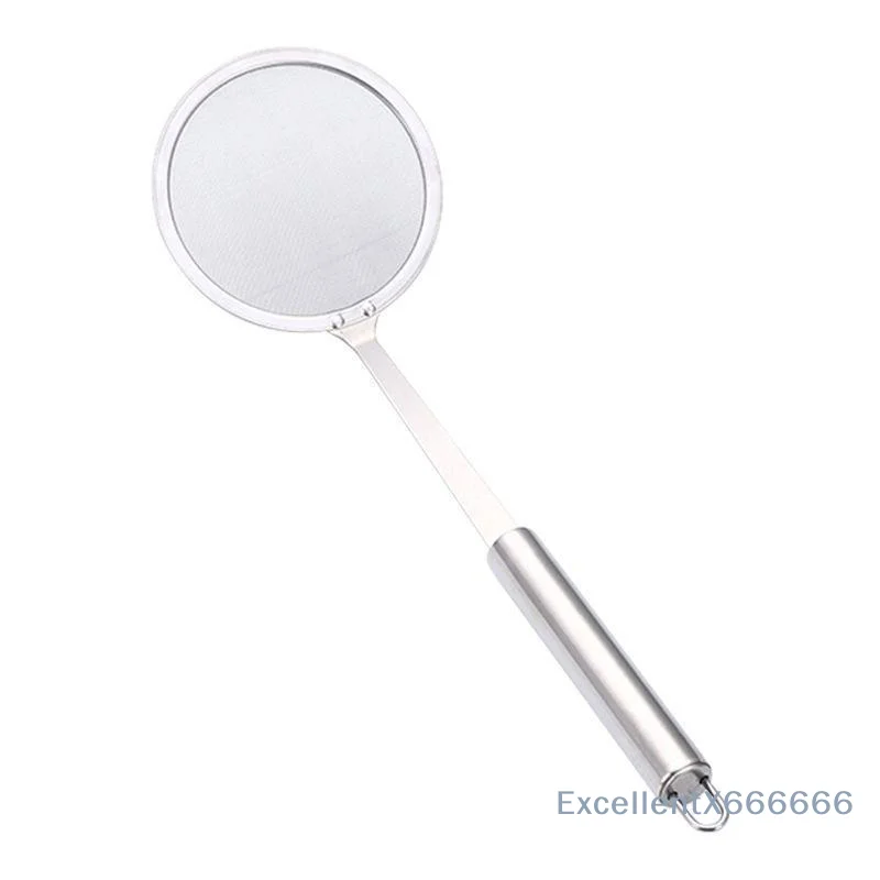 304 Stainless Steel 100 Mesh Strainer Super Dense Fine Mesh Handheld Sieve for Kitchen Juice Yogurt Pasta Draining