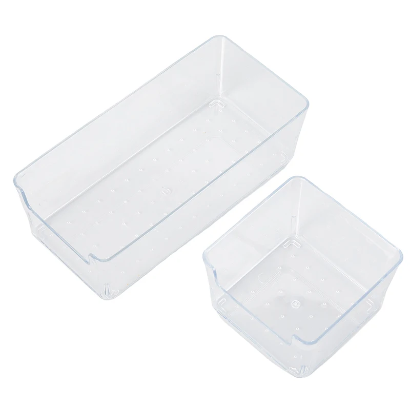 صندوق تخزين أكريليك شفاف منظم لسطح المكتب سعة كبيرة ملصقات صندوق subpack حامل سطح المكتب القرطاسية صناديق التخزين