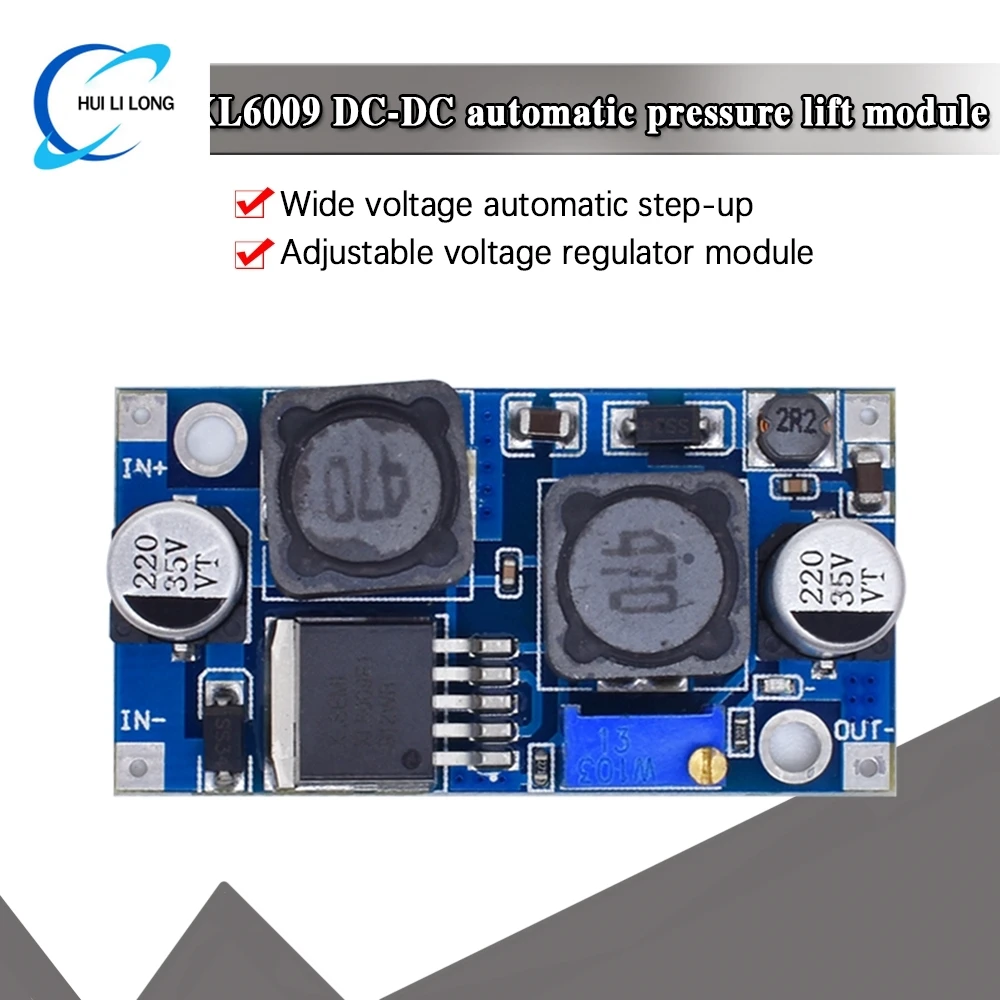 Boost Buck DC-DC adjustable step up down Converter XL6009 Module Solar Voltage