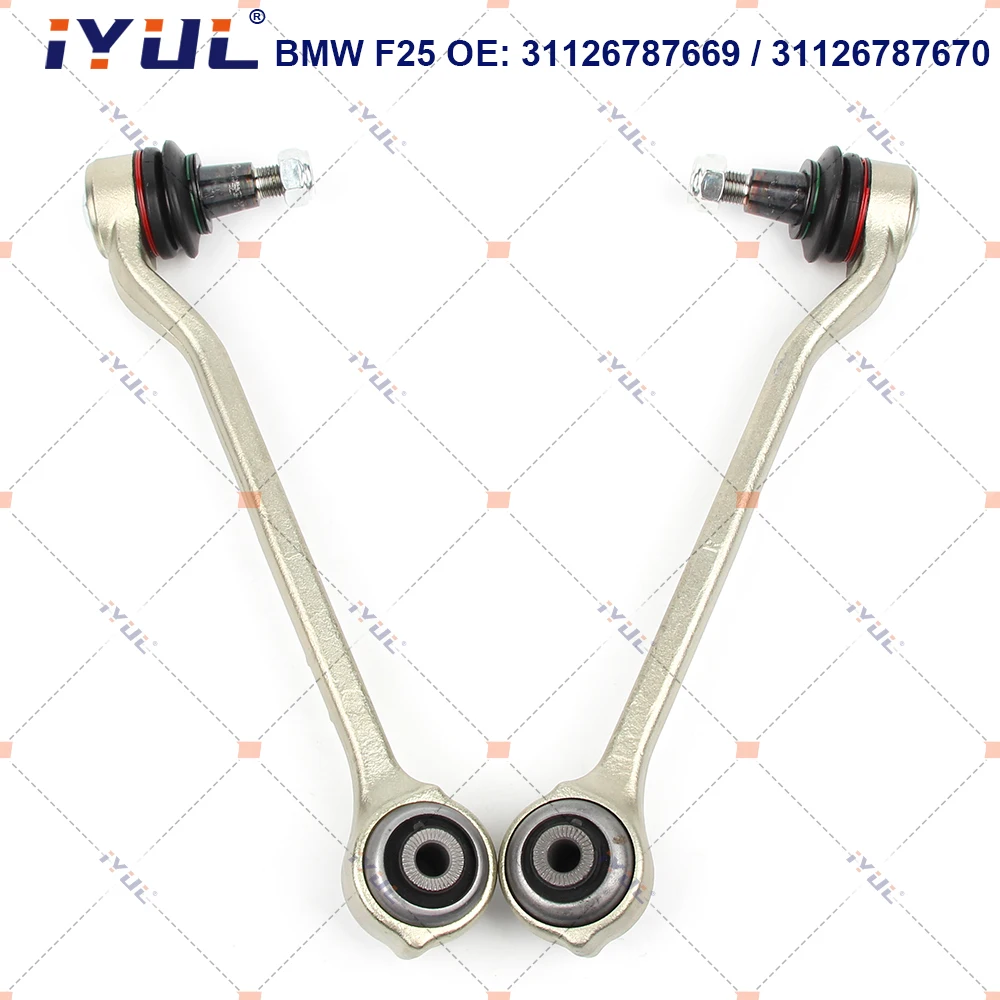 

A Pair Front Lower Suspension Control Arm Straight For BMW X3 F25 X4 F26 31126787669 31126787670