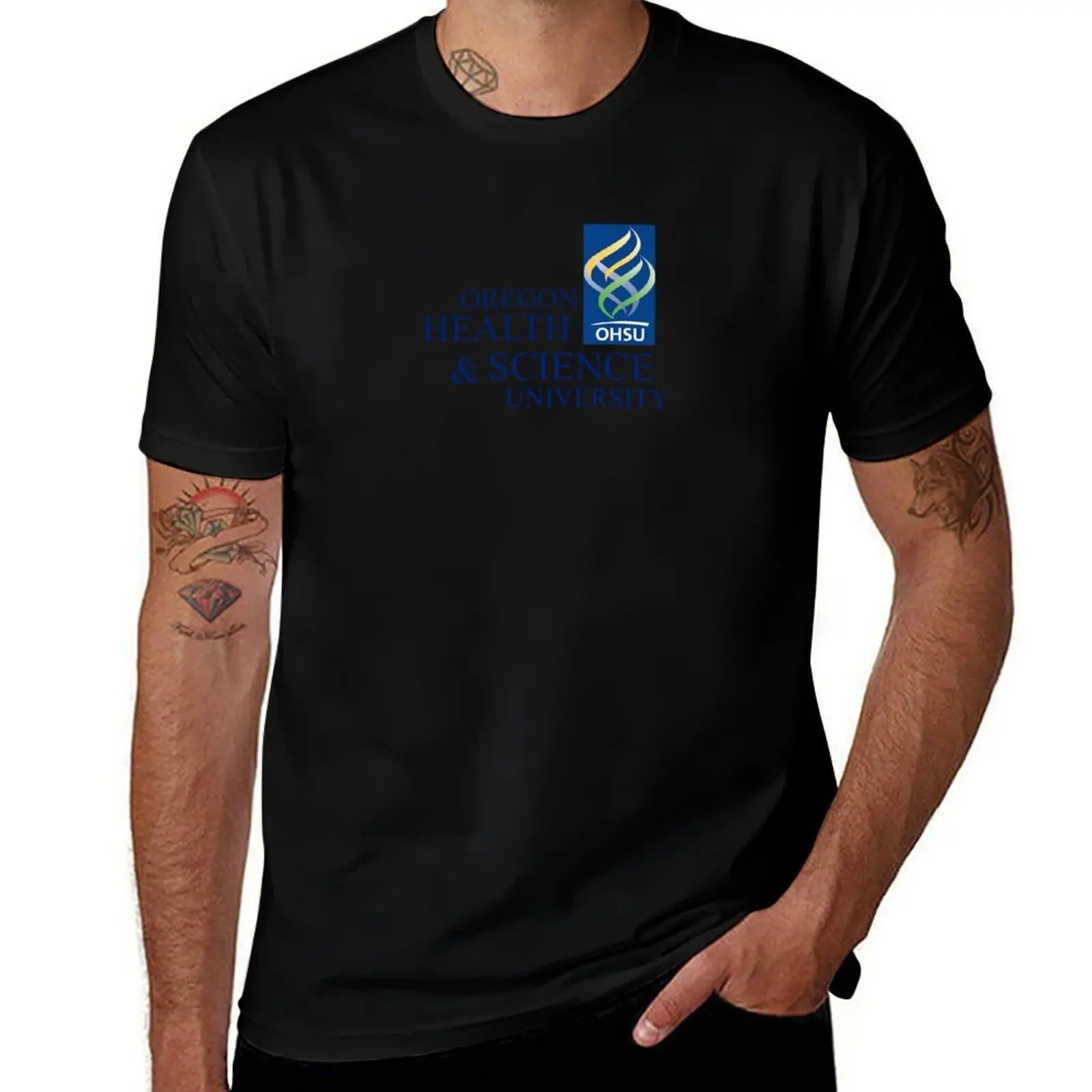 

Oregon Health and Science University T-Shirt summer top football t shirt oversizeds cotton t shirt men