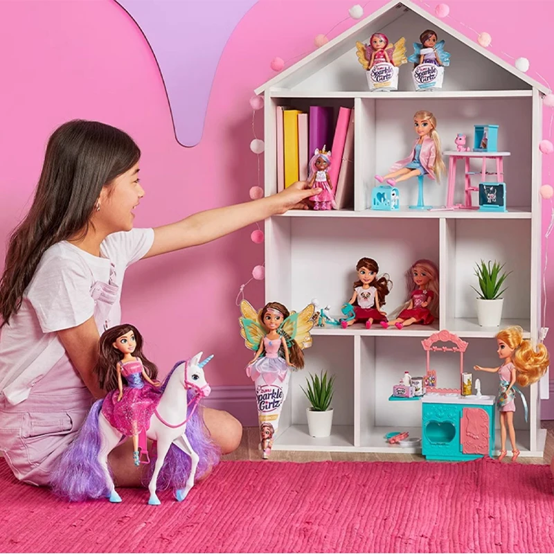 دمية أميرة خيالية من ZURU-Girls ، دمية يونيكورن قابلة للتحصيل ، هدية عيد الميلاد ، سلسلة البريق #2