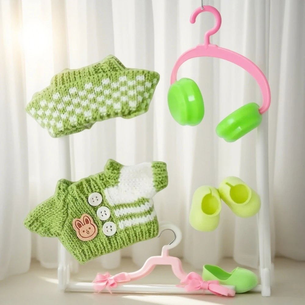 

Mini Doll'S Clothes Outfit Accessories For Korea Kpop Exo Labubu Idol V1 V2 striped sweater autumn and winter clothes Clothing