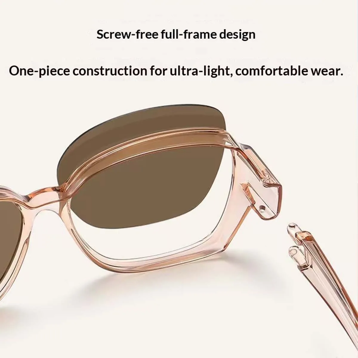 VOPHA Sonnenbrillen zum Aufklippen über Korrekturbrillen, Sonnenbrillen für Damen und Herren T01 – Detail 6