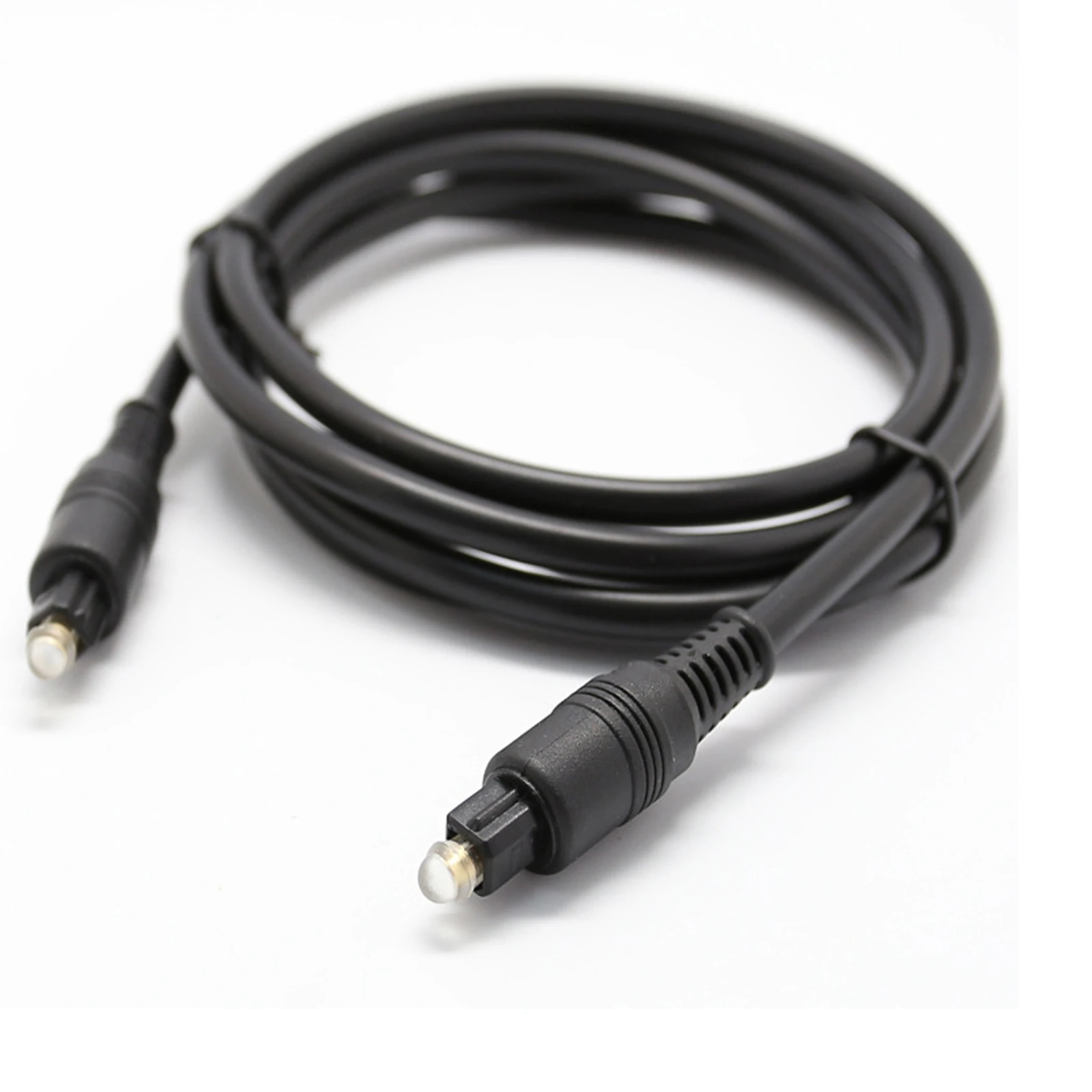 Toslink Digital Optical Audio Cable for Audio System, Sound Bar, Amplifier, Home Theatre, Gold-Plated Connector, up to 15m Black