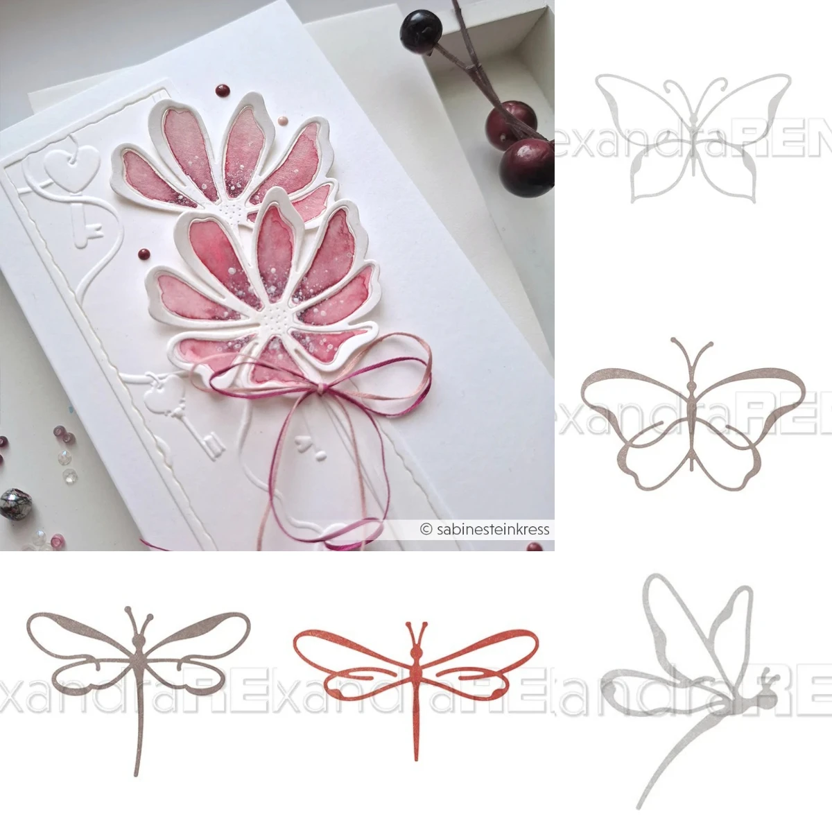Dragonfly Flowers 2026 NEUE Stanzformen Scrapbook Tagebuch Dekoration Schablone Prägevorlage DIY Grußkarte handgefertigt