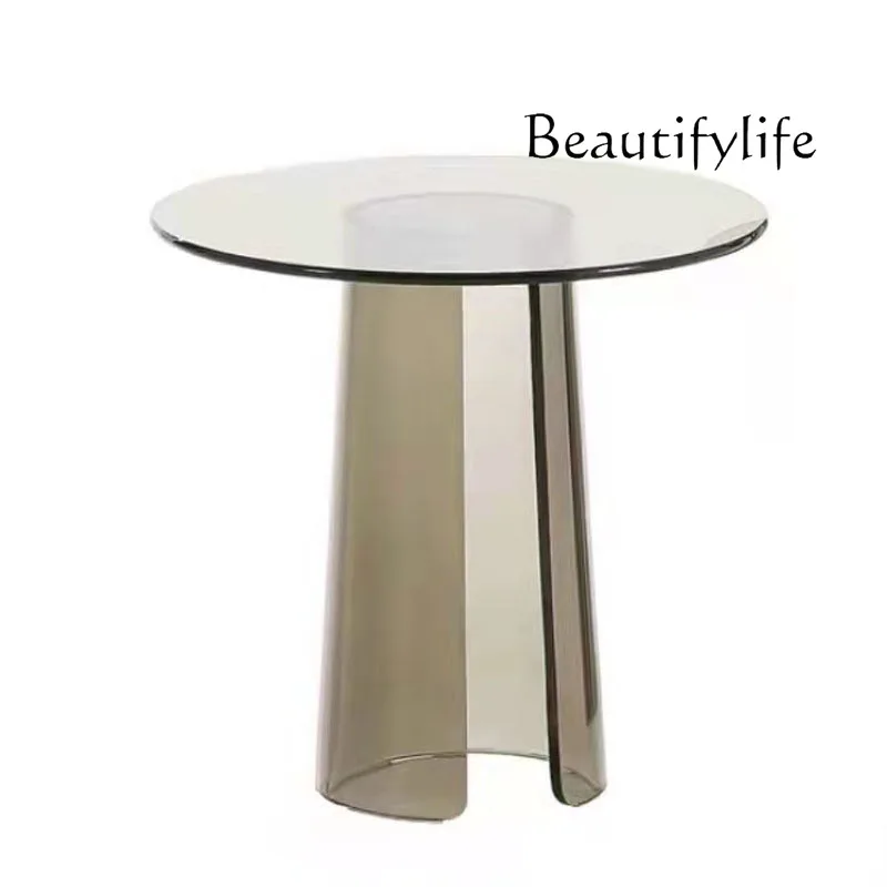 

Simple Size Combined Tea Table Light Luxury Acrylic Height Combined Tea Table Modern Simple and Fashionable Art Side Table