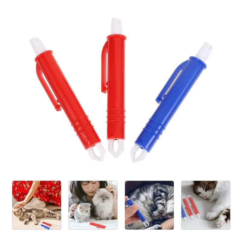 Pinzas para ácaros, garrapatas y pulgas para perros, pinzas para pulgas, removedor de Clip, herramienta para quitar pulgas de conejo, suministros para peluquero y mascotas