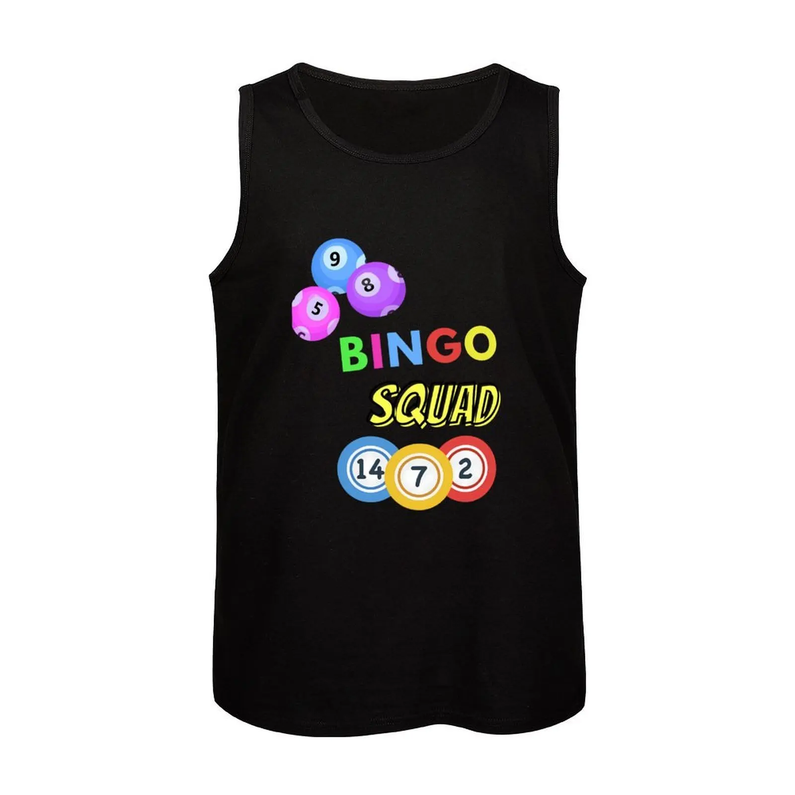 Bingo Squad للاعبي البنغو تانك توب قميص رياضي رجل صيف 2025 تي شيرت رياضي رجالي