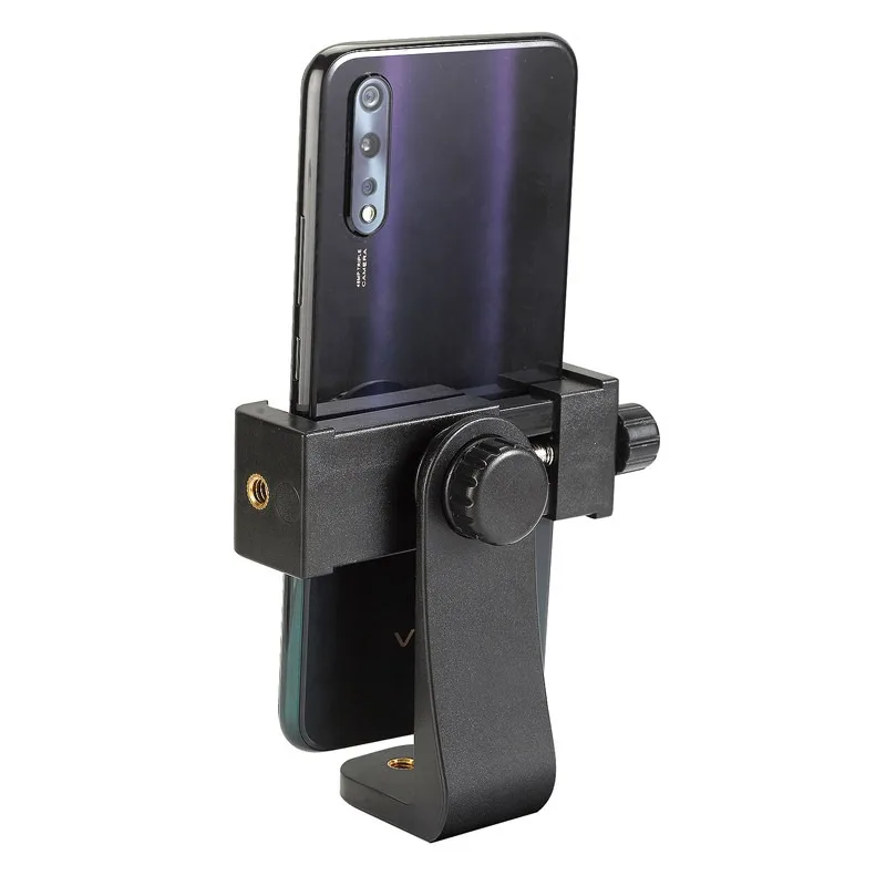 Universal 360° Rotatable Horizontal‑Vertical Switchable Phone Clamp Tripod Selfie Stick Photography Accessory