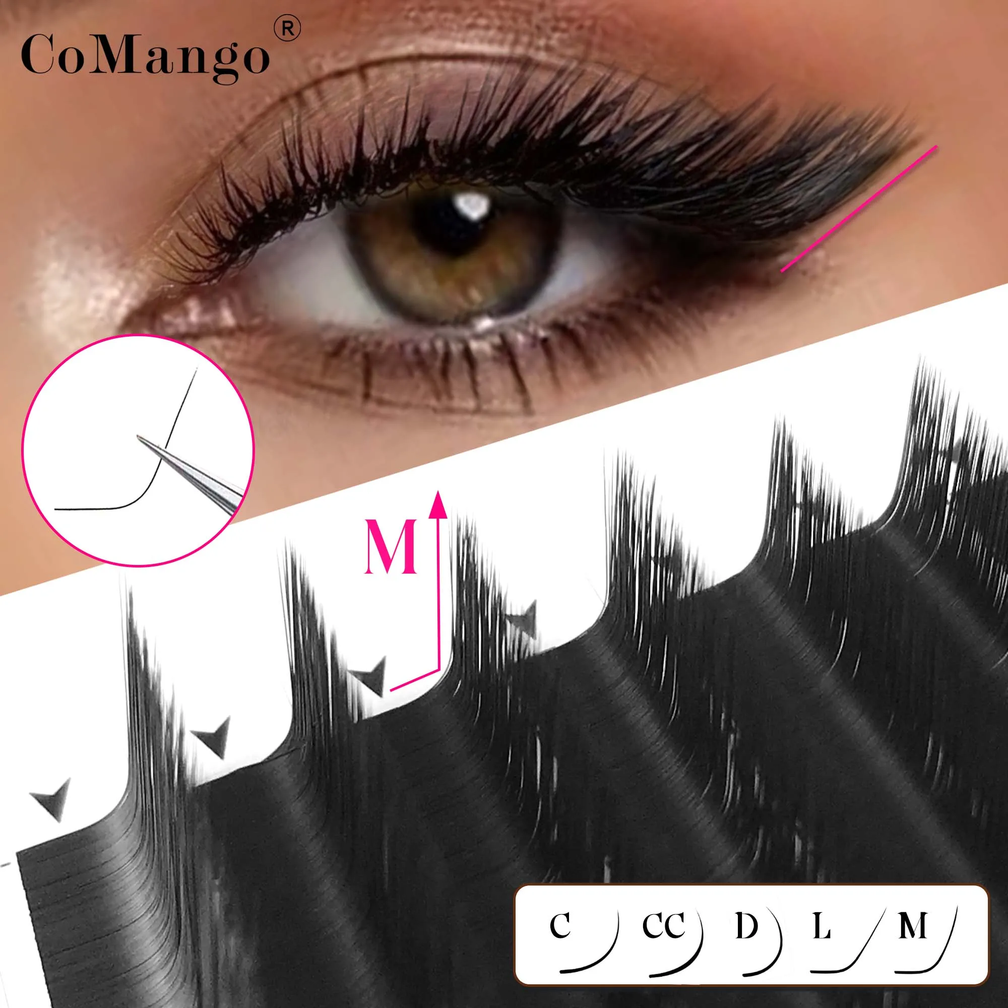 Newly Upgraded Natural Curl Classic Individual Eyelash Lighter Volume Eyelashes Extensions False Eyelashes Wholesale