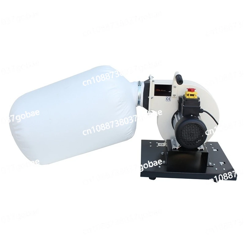Movable single cloth bag horizontal portable handle fan dust collector dry woodworking vacuum collector