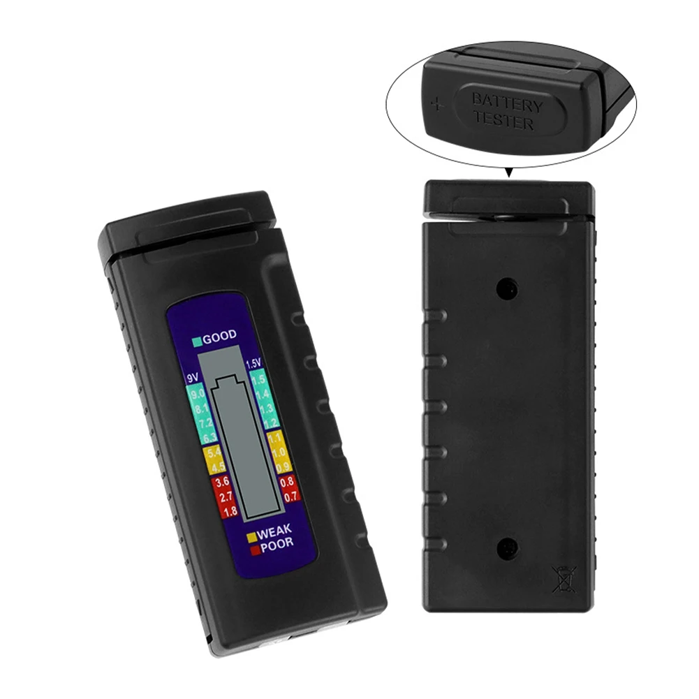 Battery Capacity Tester Digital Display Battery Tester Can Test No5 No7 9V Etc Hand Tools Power Tools Accessories