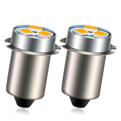 2PCS P13.5s Flashlight Touch Light Bulb Ac/Dc 3v 6v 12v 18v Bike Tail LED 4300k 6000k White Warm 150lm