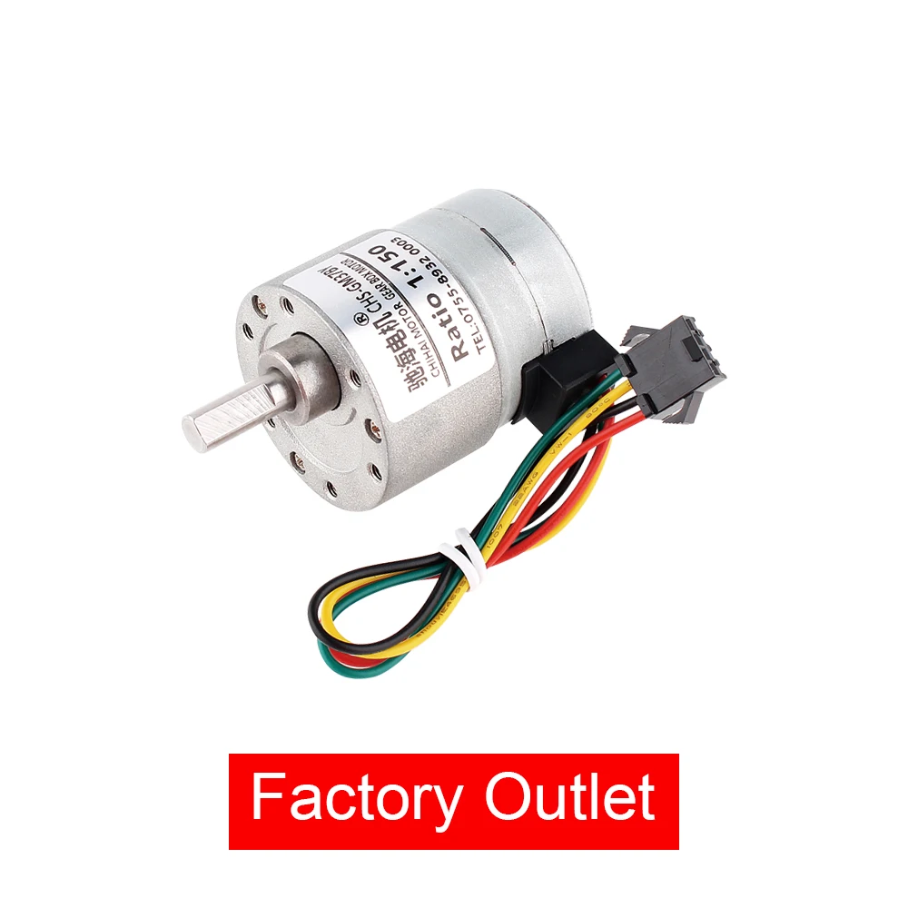 DC 12.0V 37BY Stepper Geared Motor 2-phase For 3D print DC Brushless Stepper Motor