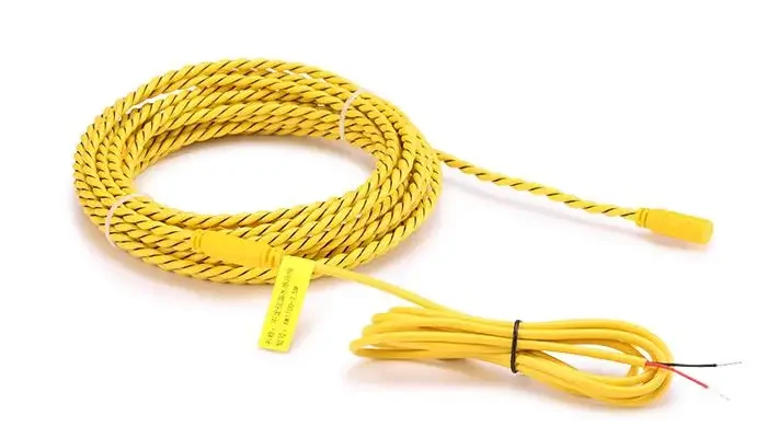 Xiangwei 2Pin غير الموقع ESD كابل استشعار المياه السائبة كشف تسرب المياه حبل المياه السائبة XW1100B-15M #6