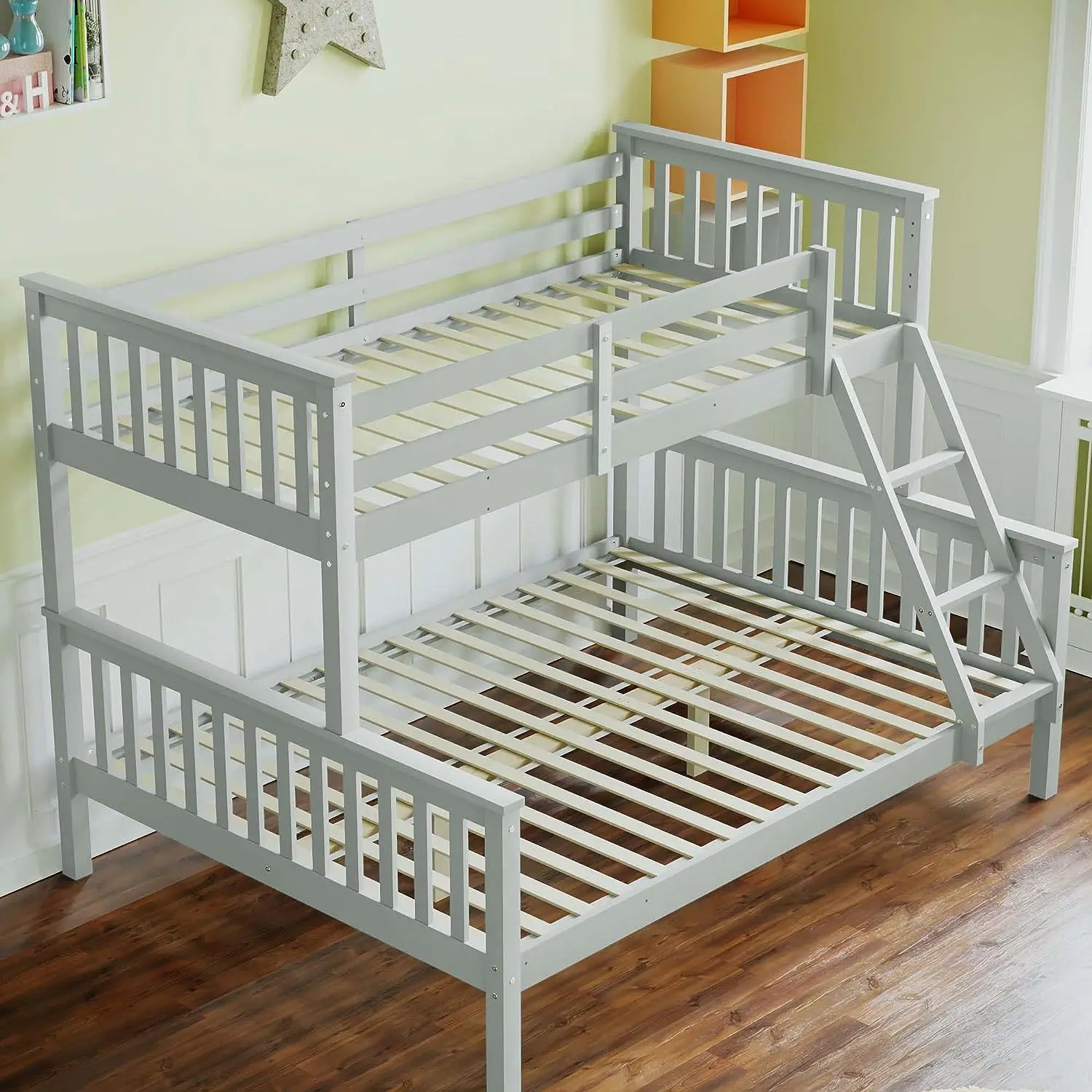 

-For Durable Customized Solid Wooden SXGDC01 Beds Modern Style In-Use Separable Bunk Bed^