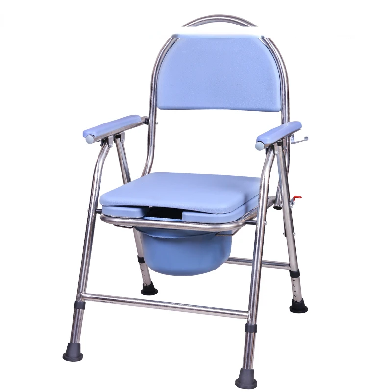 Toilets for The Elderly, Pregnant Women, and Patients Can Be Folded and Moved, and Toilet Chairs for People with Disabilities