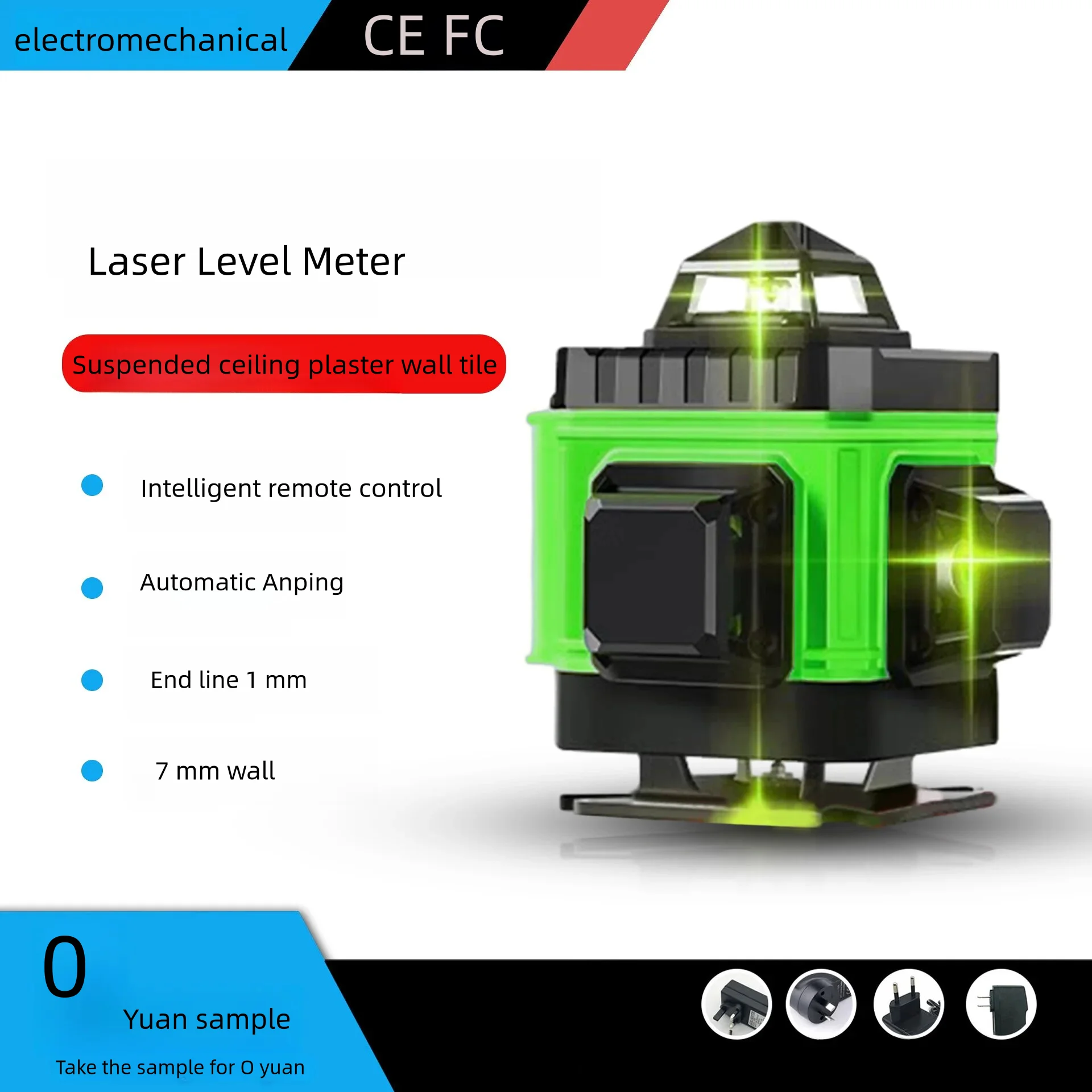 16/12 /8 With Remote Control  360 Horizontal And Vertical Cross Measuring Instrument Inclined Laser Level  Construction Tools