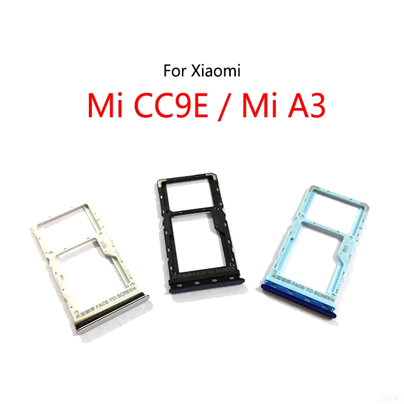 For Xiaomi Mi CC9E / Mi A3 New SIM Card Slot Tray Holder Sim Card Reader Socket