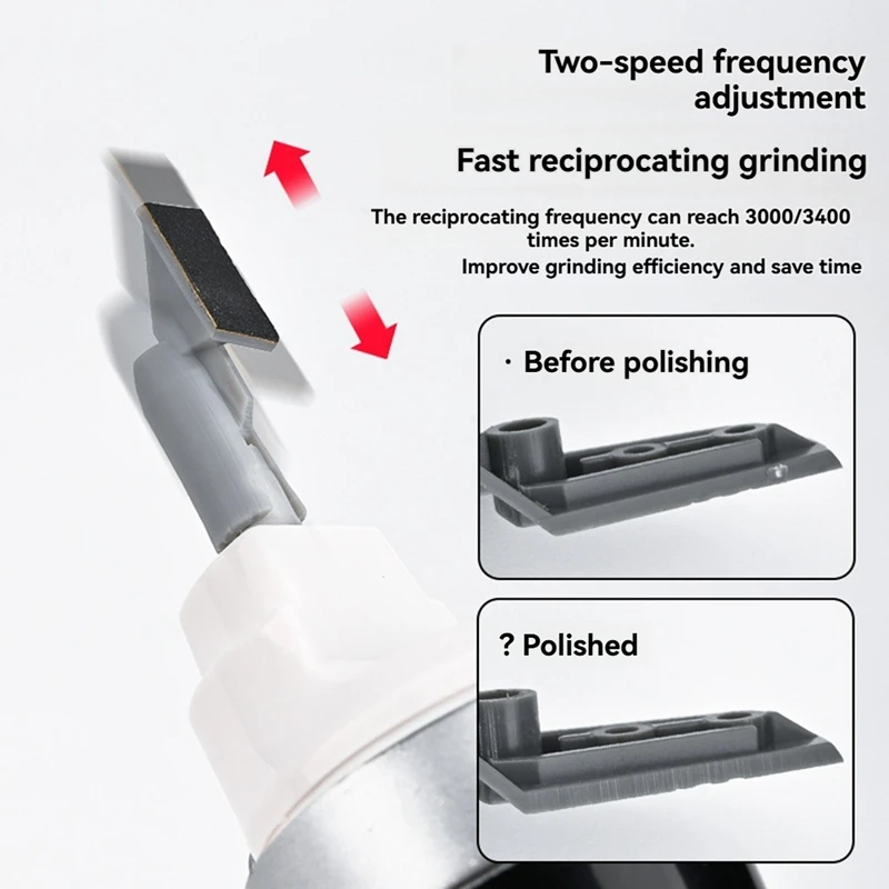 MS148 Reciprocating Electric Polishing Sander Mini Handheld Sanding Tools For Plastic Model Parts DIY Building Tools