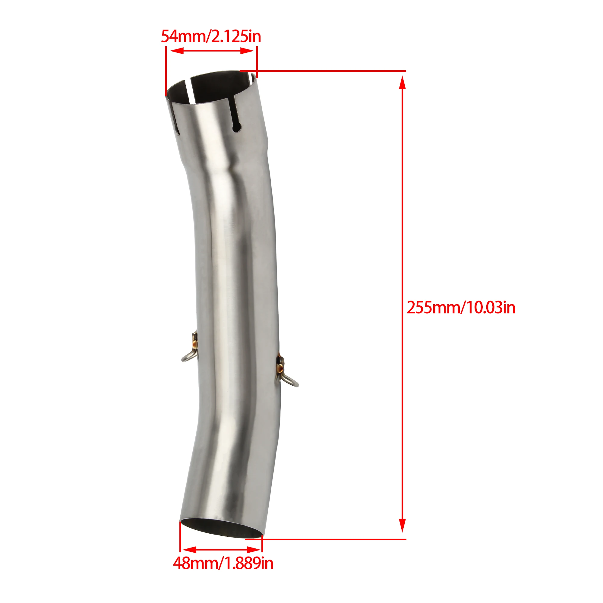 دراجة نارية 51 مللي متر العادم منتصف وصلة الأنابيب ربط الخمار تعديل ل KTM DUKE 125 250 390 مغامرة RC390 2020 2021 2022 2023