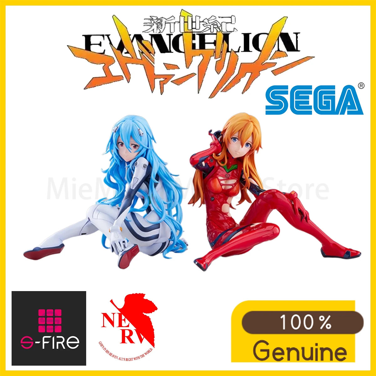 متوفر في المخزون الأصلي S-Fire Evangelion Shin Gekijouban Souryuu Asuka Langley Ayanami Rei شعر طويل Ver. شخصية أنيمي