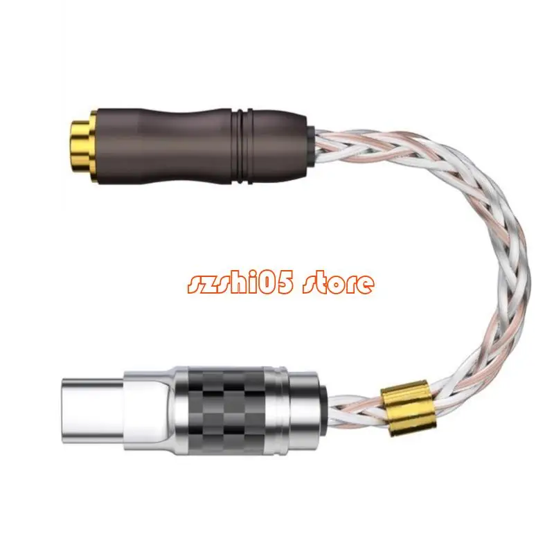 781E Stereod Tipo C maschio a 3,5 mm/2,5 mm Cavo adattatore per cuffie per sedute per carico