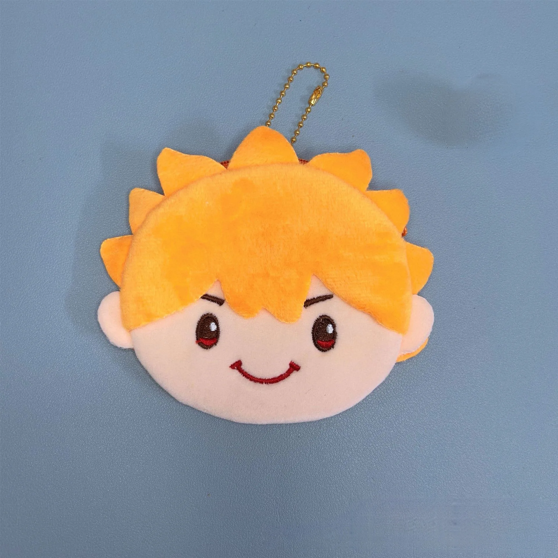 10cm Haikyuu Geldbörse Hinata Shoyo Kageyama Kenma Nishinoya Plüsch Anhänger Schlüssel bund Mini Volleyball Brieftasche niedlichen Anime Beutel