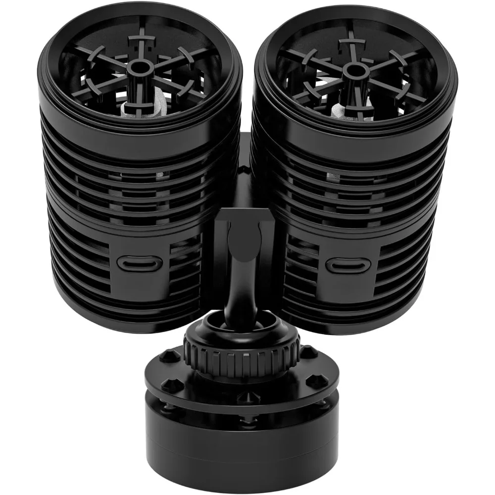 

High Flow Aquarium Wave Maker Submersible Circulation Pump Magnetic Mount 60 150 Gallon Dual Powerhead Fresh Salt Water