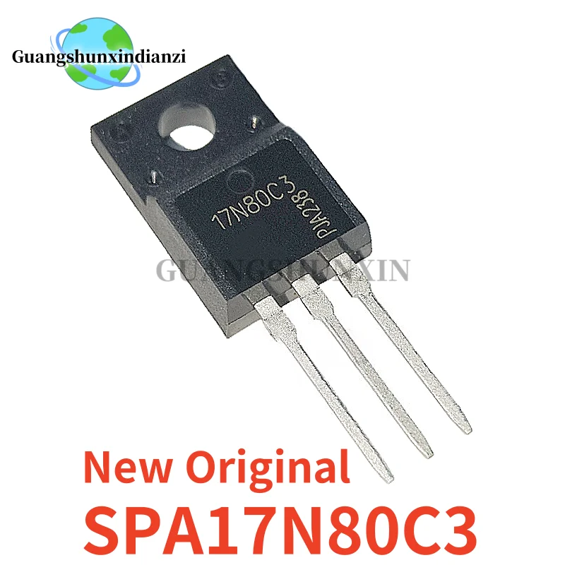 10-20PCS NEW Original SPA17N80C3 17N80C3 SPA17N80 17N80 TO-220F 17A 800V MOSFET Field effect transistor