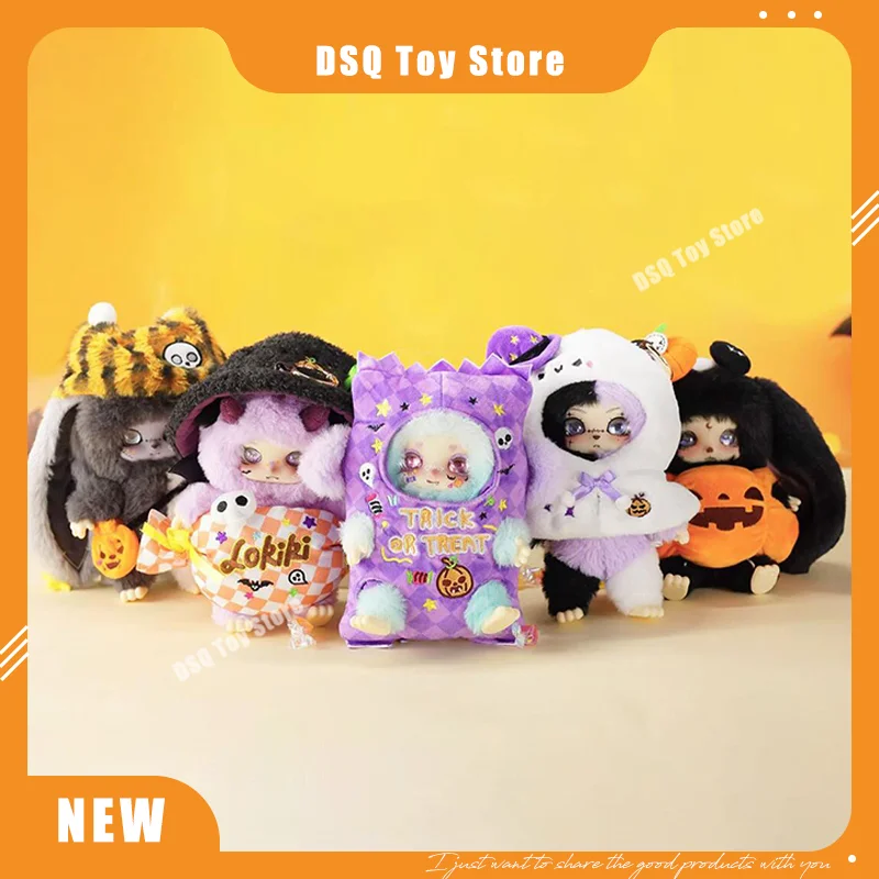 

Новый продукт на Хэллоуин Lokiki Let’S Take A Trick-And-Treat, серия модных глухих коробок, плюшевые куклы, подарки для мальчиков и девочек