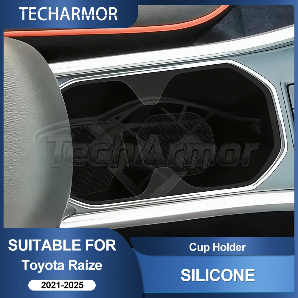 Mittelkonsole Getränkehalter Aufbewahrungsbox Armlehne Getränkehalter Aufbewahrungsbox für Toyota RAIZE 2021-2025 Innenraum-Zubehör Autoteile