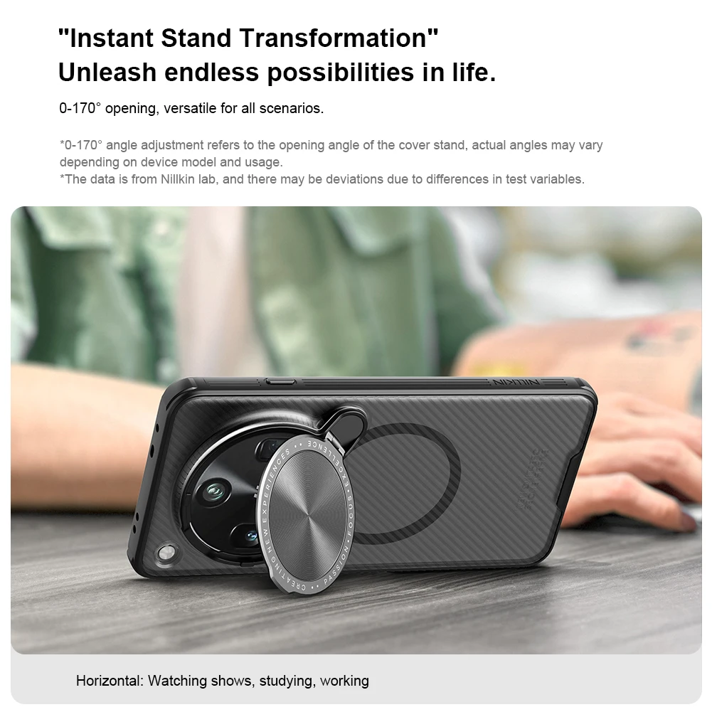 

Nillkin for OPPO Find X8 Ultra 5G Case Magsafe soft frame Magnetic CamShield Prop Charging Adapt Lens Camera Protect Back cover