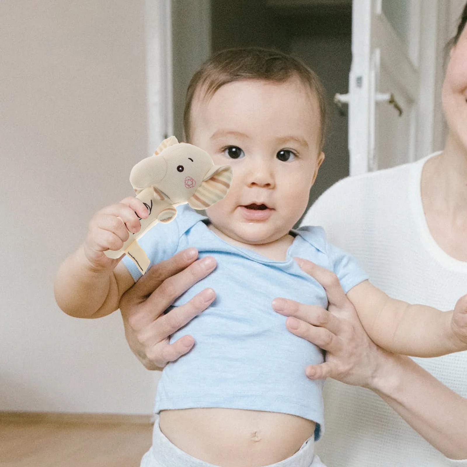 2 قطعة أجراس يدوية قطنية من Orff تهدئة عاجية متعددة الوظائف متينة ومحمولة ومريحة وإضاءة صغيرة سهلة الحمل