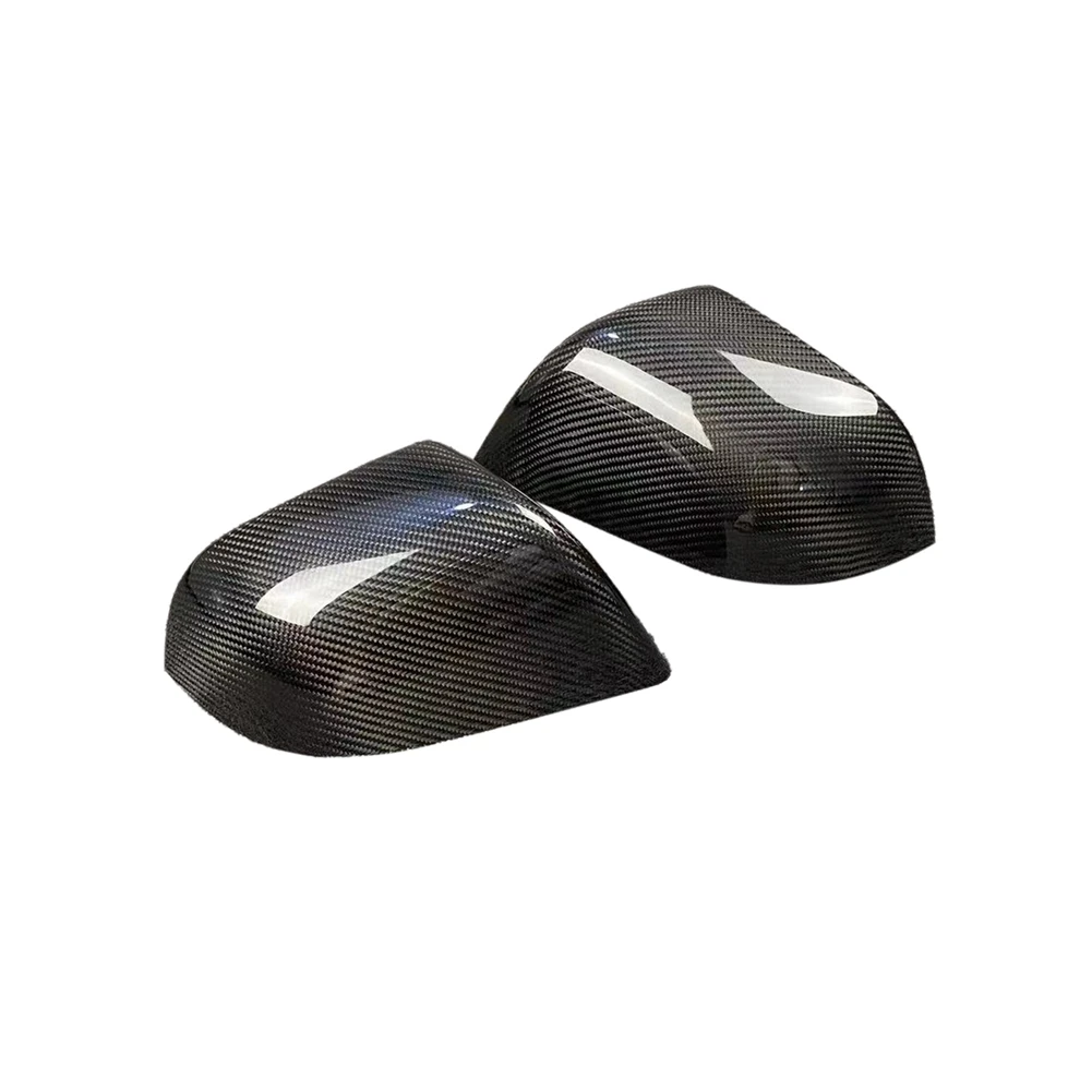 

2Pcs for Tesla Model Y Carbon Fiber Door Side Rear View Mirror Shell Replacement Car Rearview Mirror Cover Auto Exterior