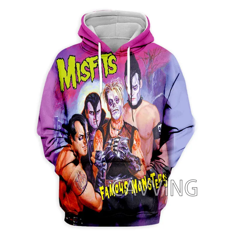 New Fashion Women/Men's 3D Print  The Misfits   Hoodies Hooded Sweatshirts Harajuku Hoodie Sweatshirts Tops  01